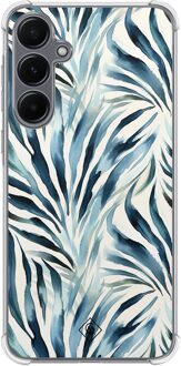 Casimoda Samsung Galaxy A35 shockproof hoesje - Japandi waves Blauw
