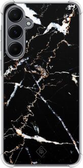 Casimoda Samsung Galaxy A35 shockproof hoesje - Marmer zwart