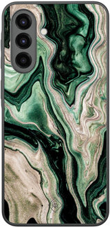 Casimoda Samsung Galaxy A36 hoesje - Green waves Groen