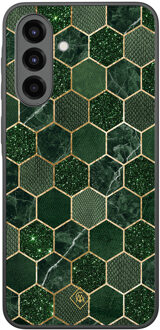 Casimoda Samsung Galaxy A36 hoesje - Kubus groen