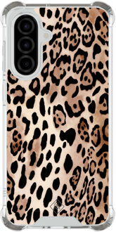 Casimoda Samsung Galaxy A36 shockproof hoesje - Golden wildcat Bruin/beige