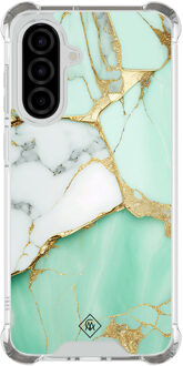 Casimoda Samsung Galaxy A36 shockproof hoesje - Marmer mintgroen