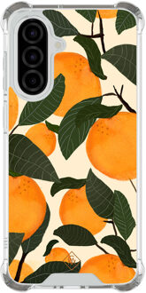 Casimoda Samsung Galaxy A36 shockproof hoesje - Orange garden Multi