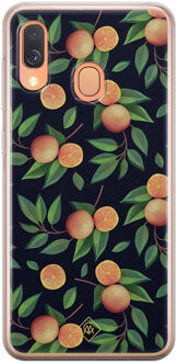 Casimoda Samsung Galaxy A40 siliconen hoesje - Orange lemonade Multi
