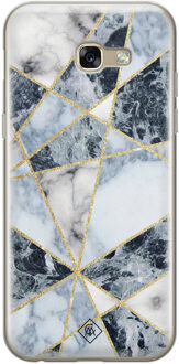 Casimoda Samsung Galaxy A5 2017 siliconen hoesje - Marmer blauw