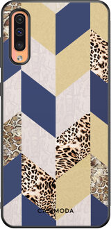 Casimoda Samsung Galaxy A50/A30s hoesje - Blue leo wild Blauw