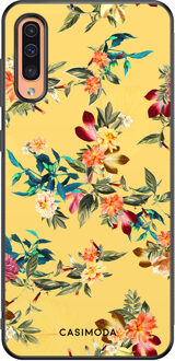 Casimoda Samsung Galaxy A50/A30s hoesje - Florals for days Geel