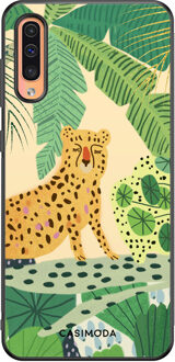 Casimoda Samsung Galaxy A50/A30s hoesje - Jungle luipaard Groen
