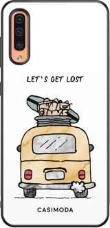Casimoda Samsung Galaxy A50/A30s hoesje - Let's get lost Geel