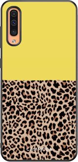 Casimoda Samsung Galaxy A50/A30s hoesje - Luipaard geel