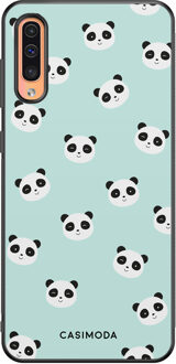 Casimoda Samsung Galaxy A50/A30s hoesje - Panda print Mint