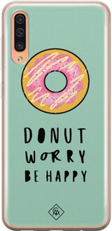 Casimoda Samsung Galaxy A50/A30s siliconen hoesje - Donut worry Roze