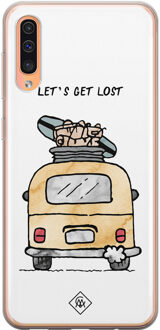 Casimoda Samsung Galaxy A50/A30s siliconen hoesje - Let's get lost Multi