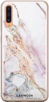 Casimoda Samsung Galaxy A50/A30s siliconen telefoonhoesje - Parelmoer marmer Multi