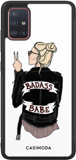 Casimoda Samsung Galaxy A51 hoesje - Badass babe blondine Multi