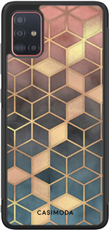 Casimoda Samsung Galaxy A51 hoesje - Cubes art Rood