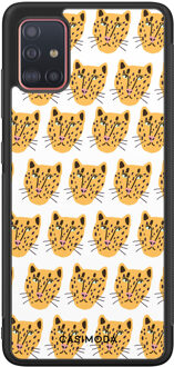 Casimoda Samsung Galaxy A51 hoesje - Got my leopard Geel