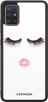 Casimoda Samsung Galaxy A51 hoesje - Kiss wink Wit