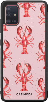 Casimoda Samsung Galaxy A51 hoesje - Lobster all the way Roze