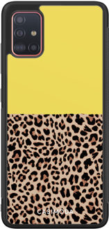 Casimoda Samsung Galaxy A51 hoesje - Luipaard geel
