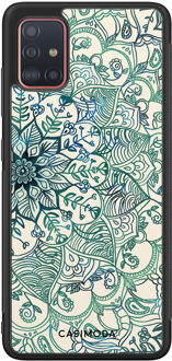 Casimoda Samsung Galaxy A51 hoesje - Mandala blauw