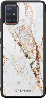 Casimoda Samsung Galaxy A51 hoesje - Marmer goud Goudkleurig
