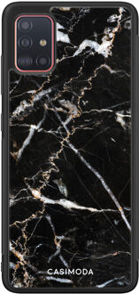 Casimoda Samsung Galaxy A51 hoesje - Marmer zwart