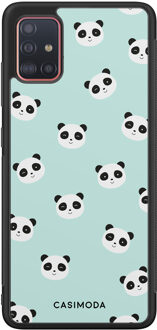 Casimoda Samsung Galaxy A51 hoesje - Panda print Mint