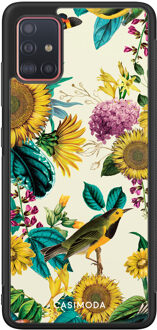 Casimoda Samsung Galaxy A51 hoesje - Sunflowers Geel