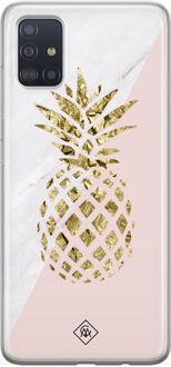 Casimoda Samsung Galaxy A51 siliconen hoesje - Ananas Roze