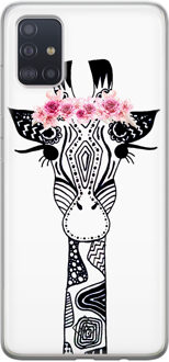 Casimoda Samsung Galaxy A51 siliconen hoesje - Giraffe Wit