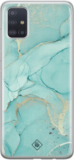 Casimoda Samsung Galaxy A51 siliconen hoesje - Touch of mint