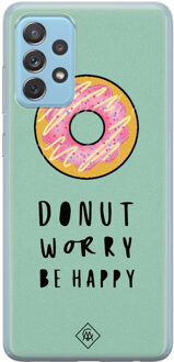 Casimoda Samsung Galaxy A52 (5G) siliconen hoesje - Donut worry Roze