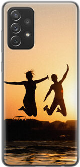 Casimoda Samsung Galaxy A52/A52s siliconen transparant - Hoesje ontwerpen