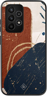Casimoda Samsung Galaxy A52 hoesje - Abstract terracotta Multi