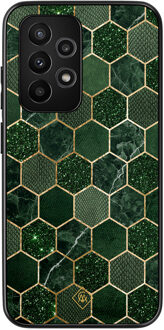 Casimoda Samsung Galaxy A52 hoesje - Kubus groen