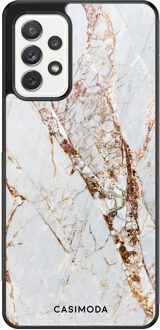 Casimoda Samsung Galaxy A52 hoesje - Marmer goud Goudkleurig