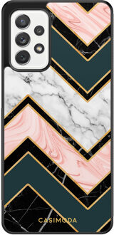 Casimoda Samsung Galaxy a52 hoesje - Marmer triangles Multi
