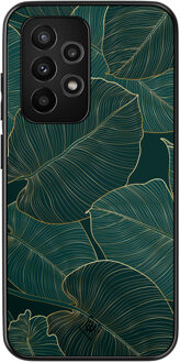 Casimoda Samsung Galaxy A52 hoesje - Monstera leaves Groen