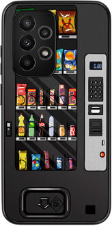 Casimoda Samsung Galaxy A52 hoesje - Snoepautomaat Zwart, Multi