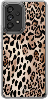 Casimoda Samsung Galaxy A52 hybride hoesje - Golden wildcat Bruin/beige