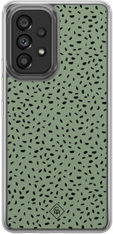 Casimoda Samsung Galaxy A52 hybride hoesje - Green confetti Mint