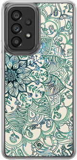 Casimoda Samsung Galaxy A52 hybride hoesje - Mandala blauw