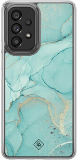 Casimoda Samsung Galaxy A52 hybride hoesje - Touch of mint