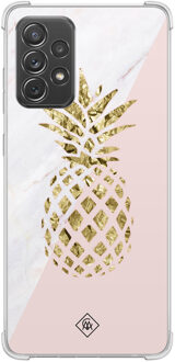 Casimoda Samsung Galaxy A52(s) shockproof hoesje - Ananas Roze