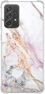 Casimoda Samsung Galaxy A52(s) shockproof hoesje - Parelmoer marmer Multi