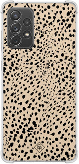 Casimoda Samsung Galaxy A52(s) shockproof hoesje - Spot on Bruin/beige