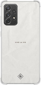 Casimoda Samsung Galaxy A52(s) shockproof hoesje - Vive la vie Multi