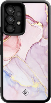 Casimoda Samsung Galaxy A52(s) zwarte case - Purple sky Paars