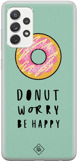 Casimoda Samsung Galaxy A52s siliconen hoesje - Donut worry Mint